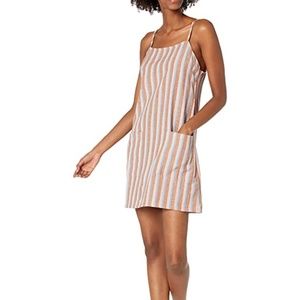 Billabong XS Straight Round Woven Mini Slip Dress